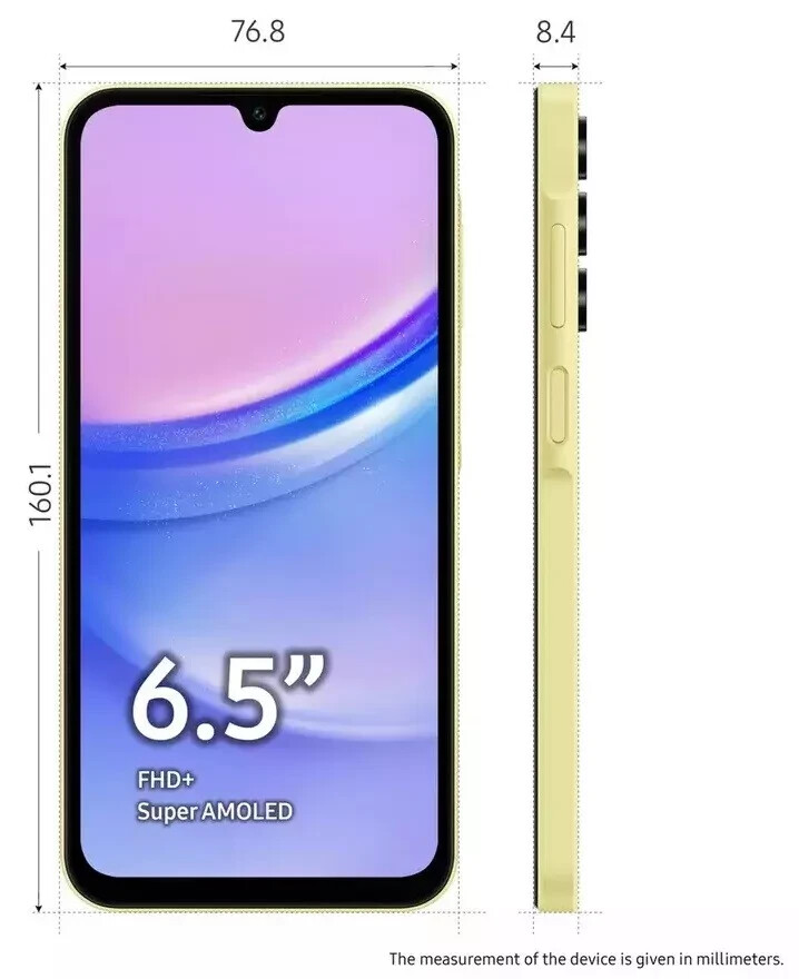 New Samsung Galaxy A15 Smartphone 128GB Unlocked 4G Dual Sim Yellow eBay