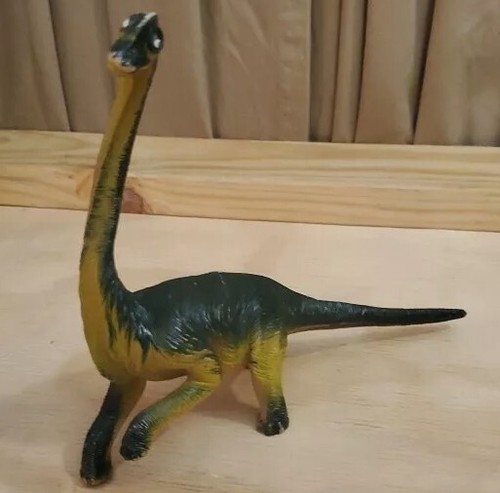 Vintage Brachiosaurus Figure 10”×10” Long Neck Plastic Dinosaur Toy - Picture 2 of 7