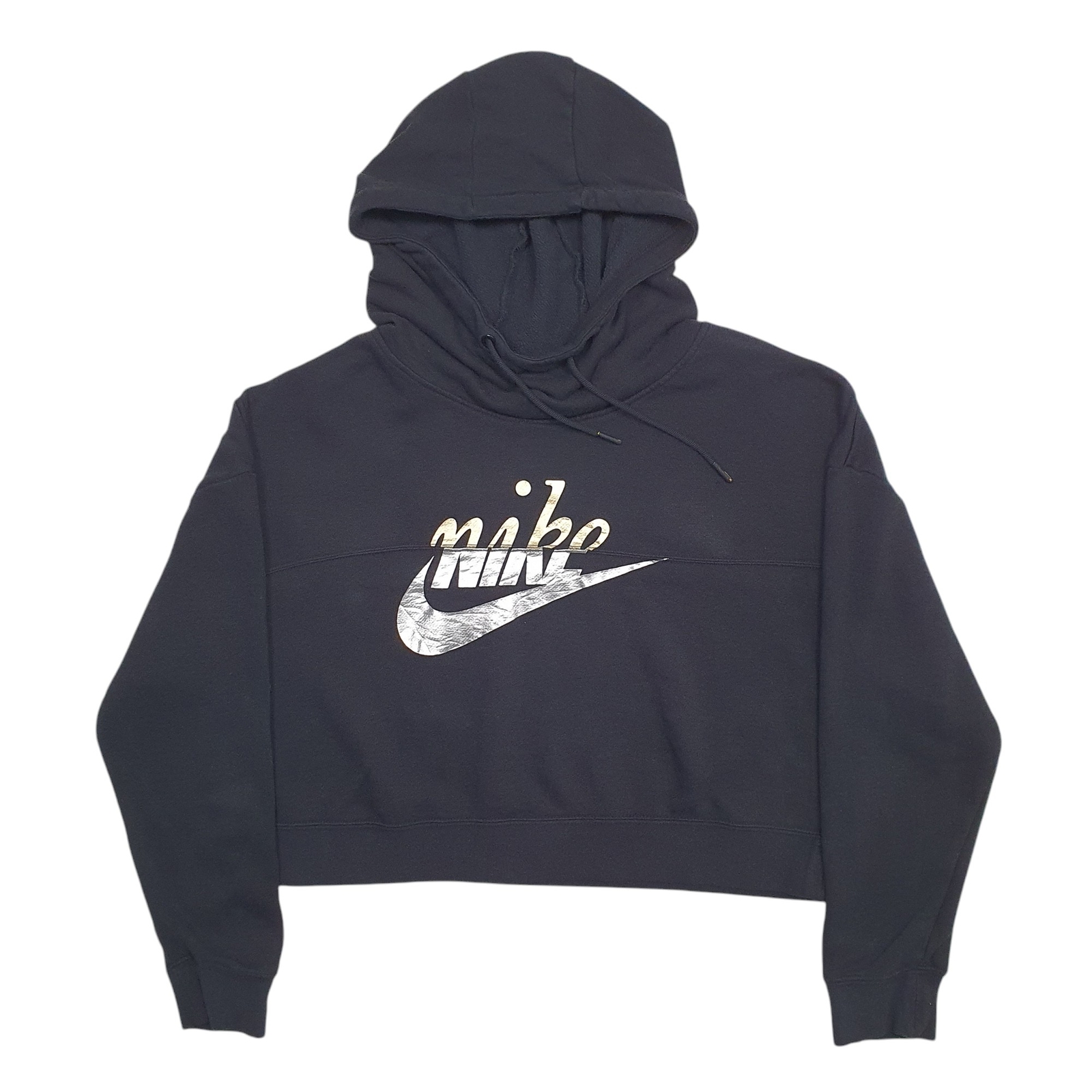 NIKE Hoodie Spellout Jumper Sweatshirt Womens M