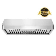 36 In. Under Cabinet Range Hood (OPEN BOX) 500 CFM, Stainless Steel, Push Button