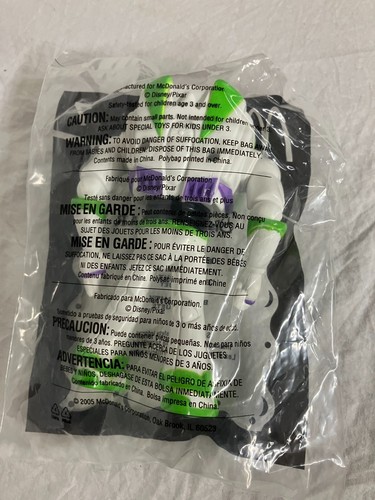 Disney PIXAR Buzz Lightyear Toy Story Happy Meal Toy In Bag #7 McDonald’s 2005 - Picture 3 of 4