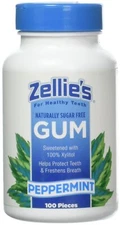 Zellie's | 100% Xylitol Sugar Free Peppermint Chewing Gum | Peppermint Flavor...