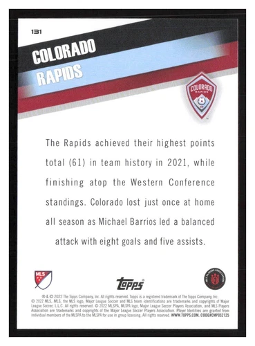 2022 Topps MLS #1-200 Base cards Pick Your Card(s) Complete Your Set - Picture 233 of 347