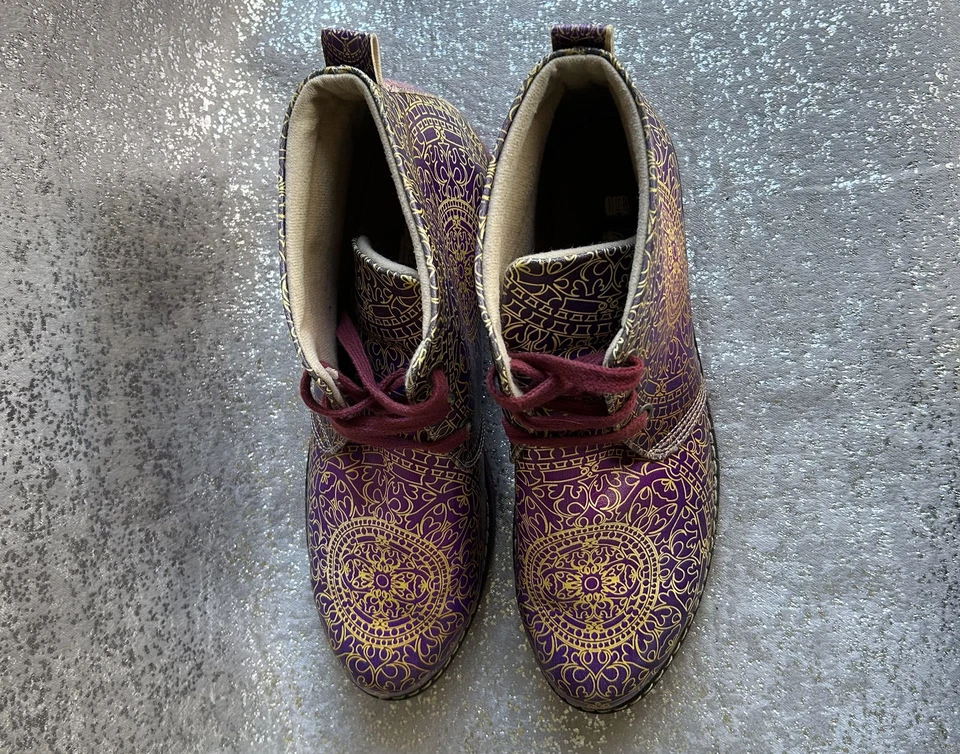 Botines boho ecológicos NEEFS Night Glow Mandala Ombre para mujer talla 41 Foto 2 de 4