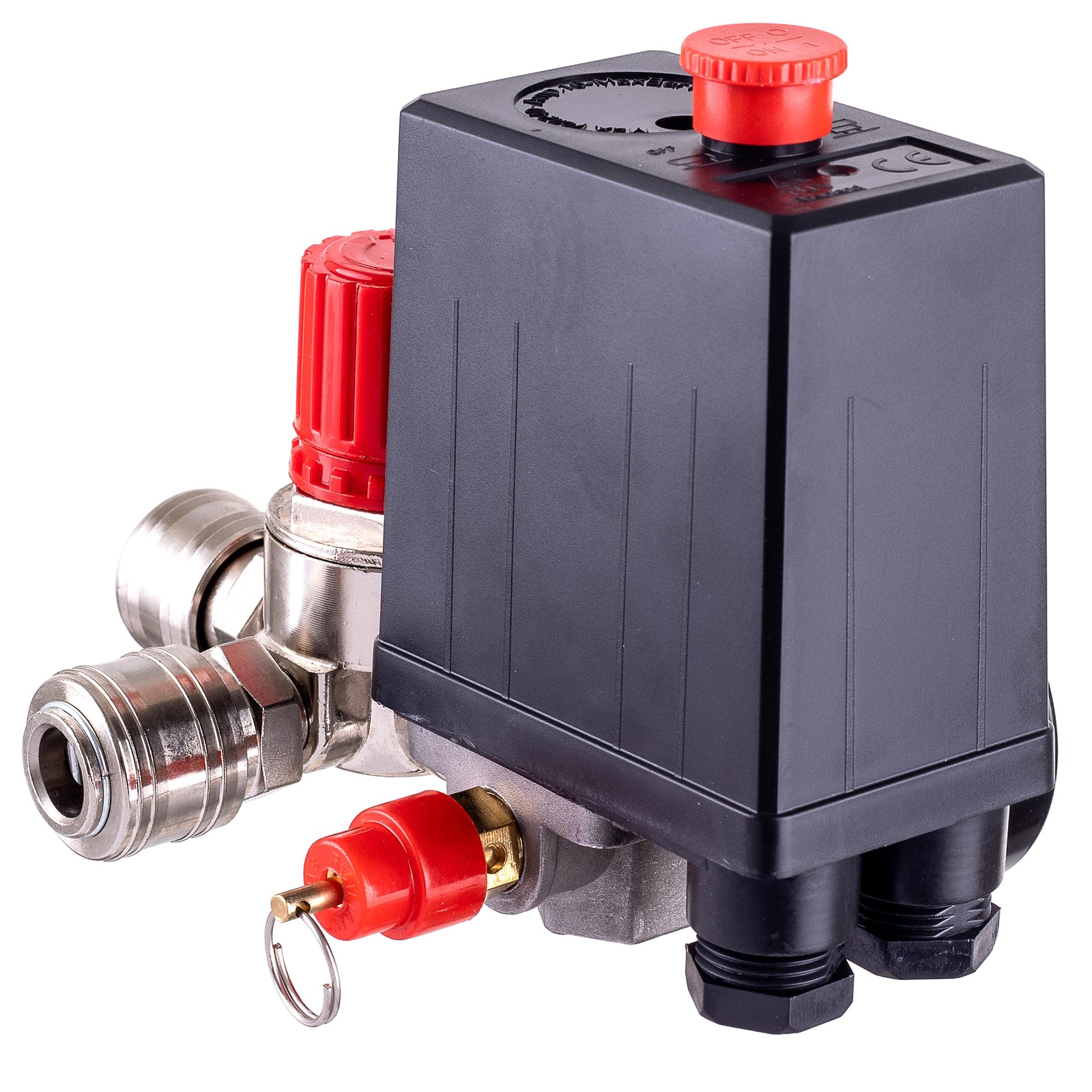 Régulateur Pression Air Comprimé 1/4" - Filtre Et Manomètre Intégré