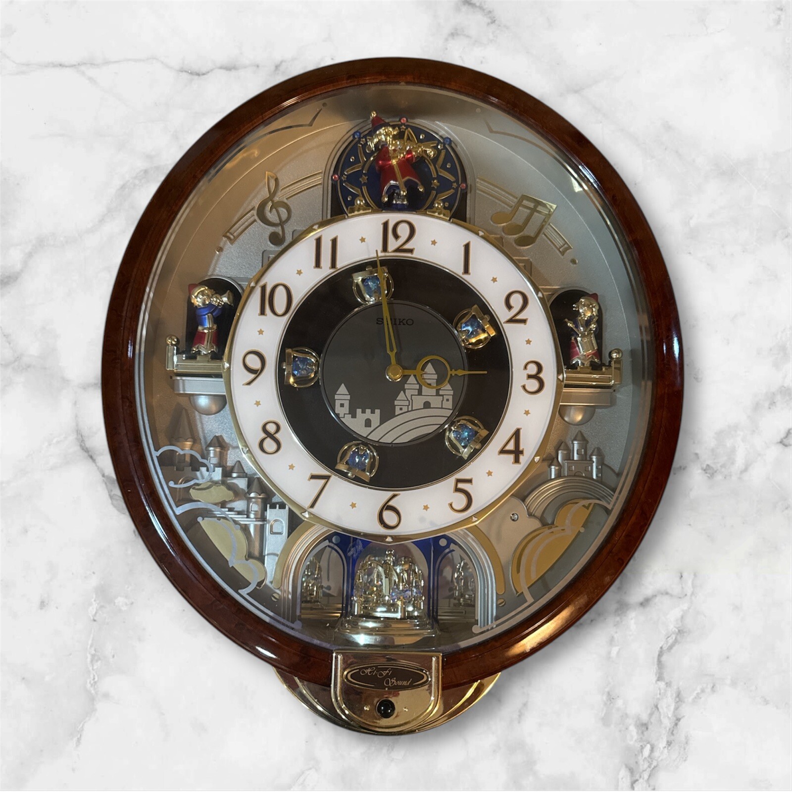 SEIKO Melodies In Motion Wall Clock Special Collector's Edition With 12 Songs