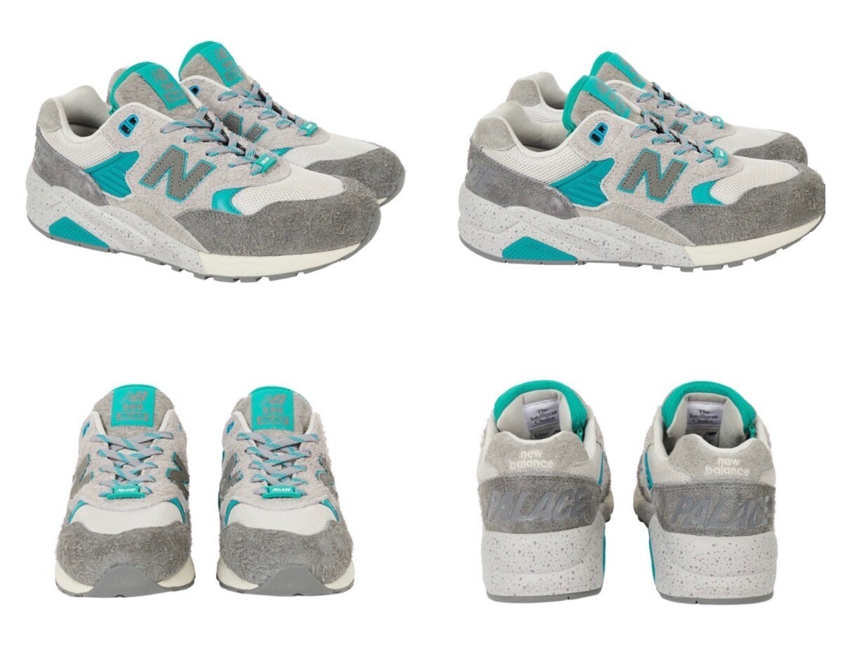 New Balance 580 x Palace Gargoyle Lapis Blue MT580PA2 Men's