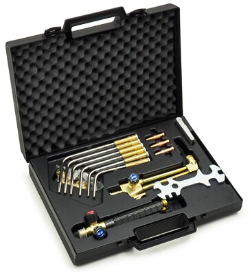 GCE  COMBI SET Acetylen-Sauerstoff Schweißbrenner Schweißen und Schneiden 3-50mm