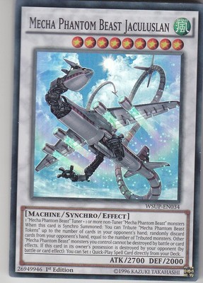 Mecha Phantom Beast Jaculuslan Super Rare ENG WSUP-EN034 Mecha Phantomungeheuer
