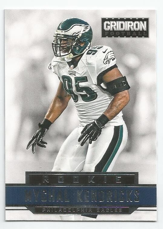 2012 Panini Gridiron Rookie Mychal Kendricks Philadelphia Eagles RC Golden Bears