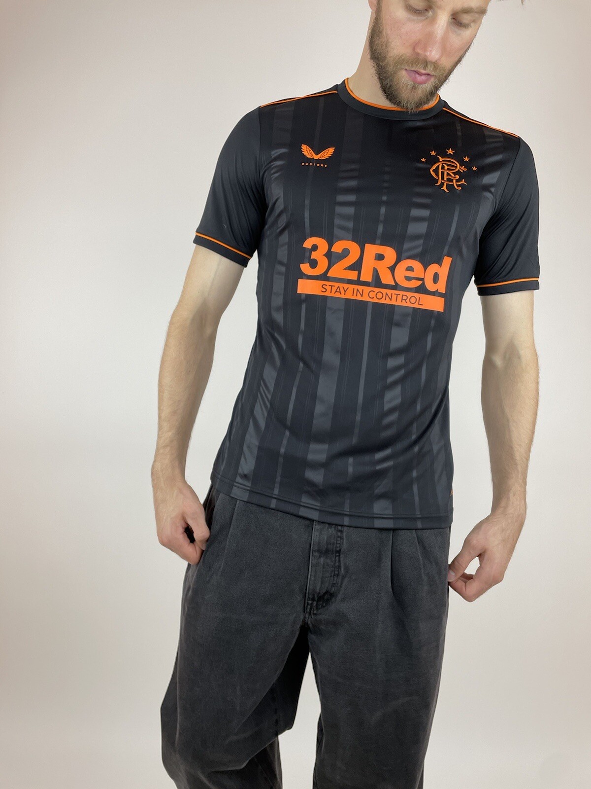 GLASGOW RANGERS third shirt jersey Castore 202021 Si… Gem