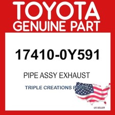 Toyota Genuine 174100Y591 Pipe Assy Exhaust 17410-0Y591 OEM