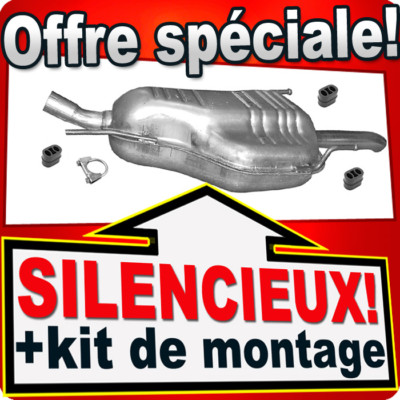 Silencieux Arrière Pour OPEL ZAFIRA A 1.6/1.8 2003-2005 - Échappement Neuf, Kit De Montage
