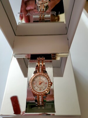 Tahari “bling bling” Women Watch Stainless Steel Silver Gold  display picture 1