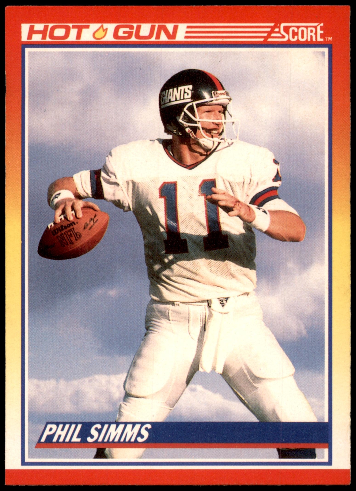 Phil Simms #314 1990 Score