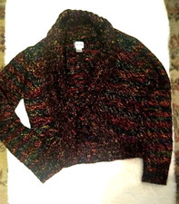 Chico's Bolero Sweater Multicolor Long Sleeve Size 0 XS/4