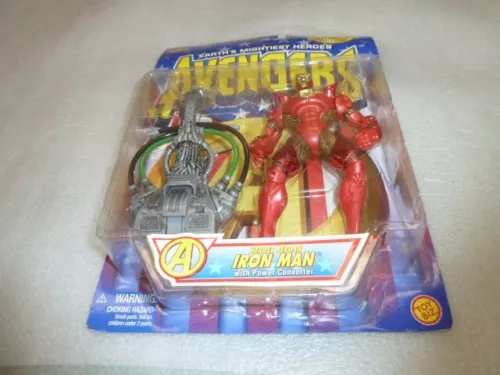 NIB 1997 ToyBiz Marvel Collector Editions Avengers HEROES REBORN IRON MAN Figure