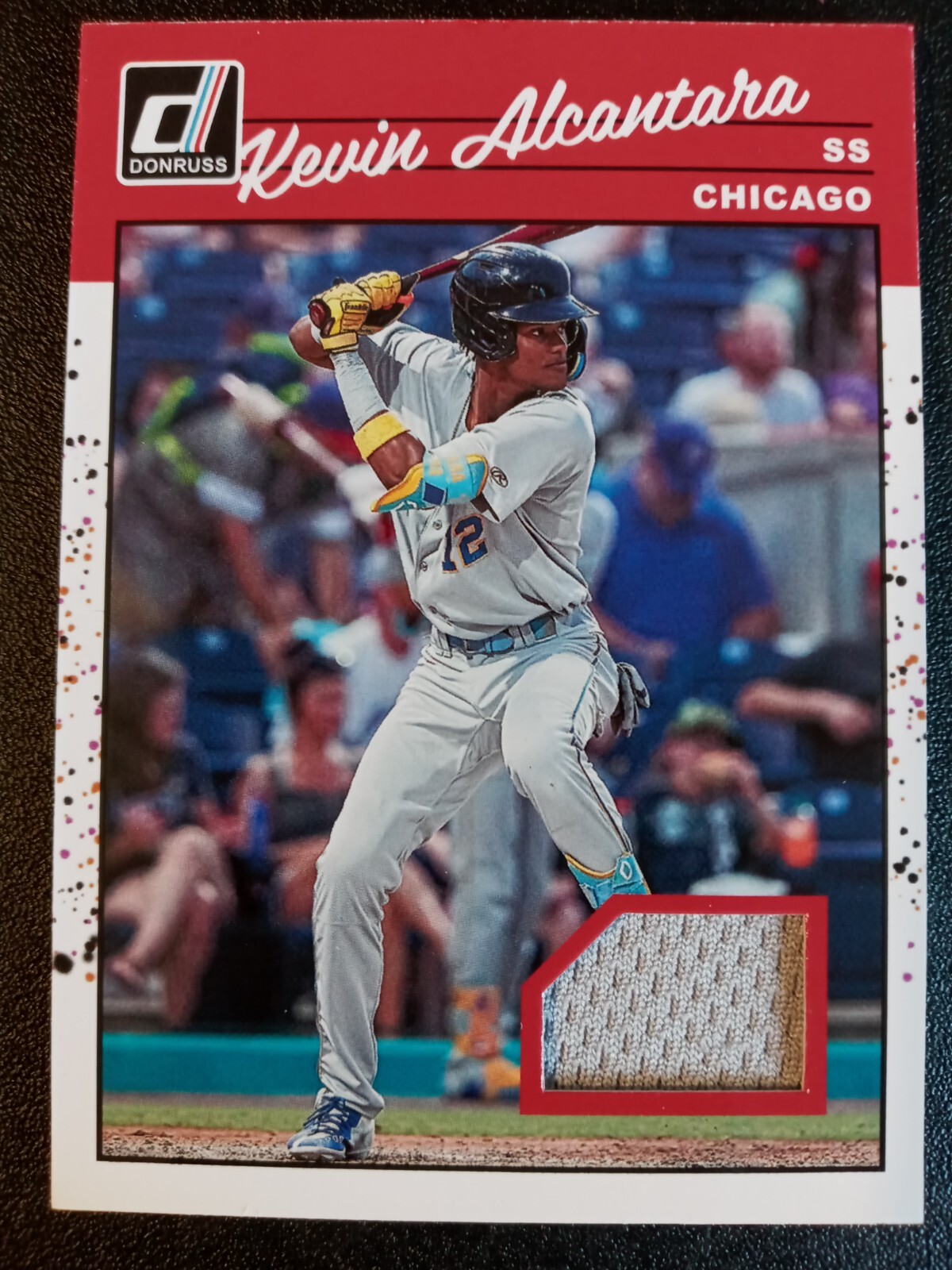 2023 Panini Donruss Commemorative Cloth Kevin Alcantara # 90M-KA Cubs