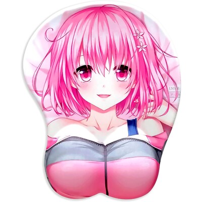 4 cm Wrist Cushion Love Momo Belia Deviluke Chest Mouse Pad Wrist Rest Support
