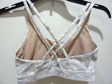 Lululemon Strappy Back Sports Bra Camouflage Grey SIZE S
