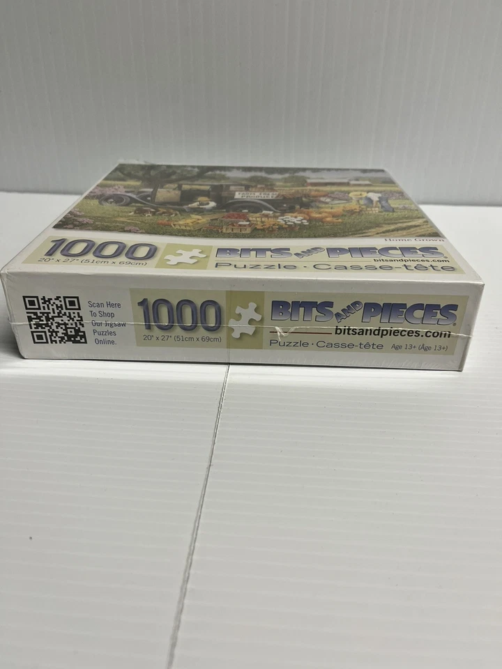 Bits and Pieces 拼图 1000 件家用种植农场支架 20 x 27 英寸  — 第 2/2 张图片