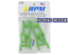 RPM RPM70664 Stampede/Rustler Wide Front A-Arms (2) (GREEN) NEW IN PACKAGE HH