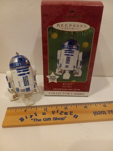 Hallmark Keepsake Ornament Star Wars R2-D2 Magic Sound - Works 2001