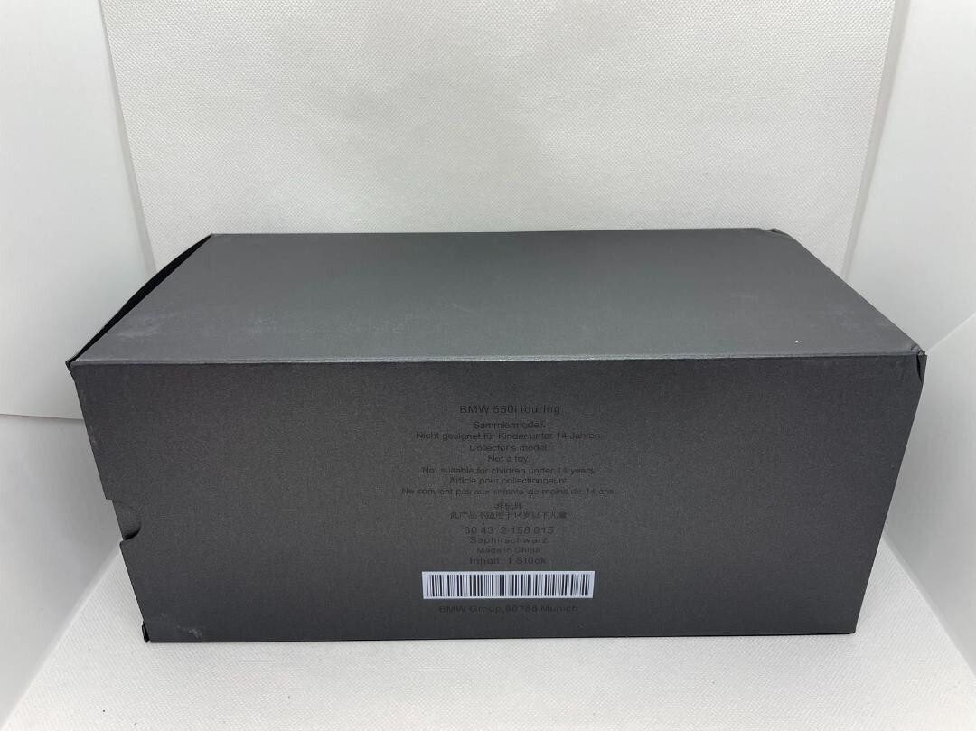 BMW 550i Touring 1:18 Scale Diecast Model Car Black 600-008