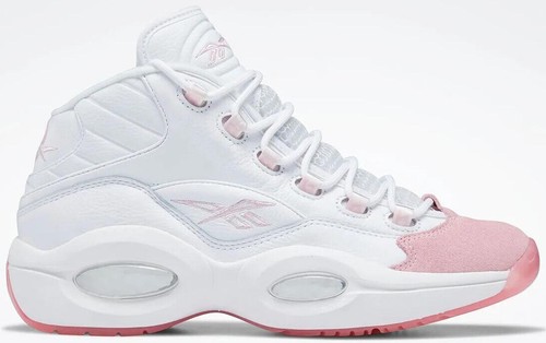 Reebok Question Mid Pink Toe G55120 Size 10.5 White Pink Allen Iverson Camron Reebok Question Mid  main image 4