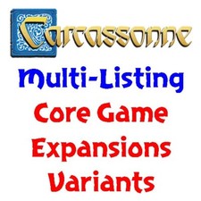 Carcassonne Expansions (C) 2015-18 Art Versions - Multi-Listing - NEW and Sealed