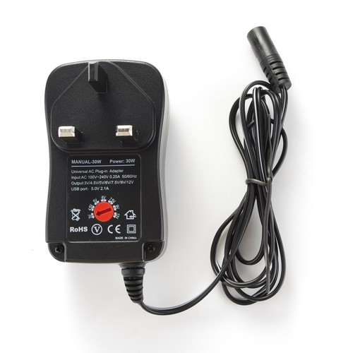 30W AC/DC Power Supply Adapter 3V 6V 9V 12V Adjustable Transformer For LED Lamp - Picture 11 of 14