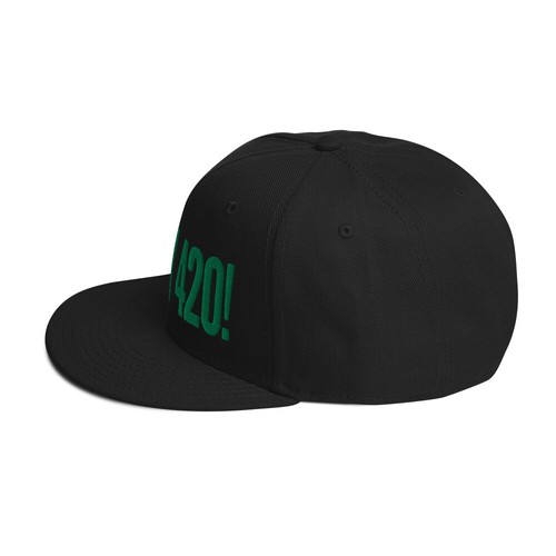 Happy 420! Snapback Hat - Picture 4 of 4