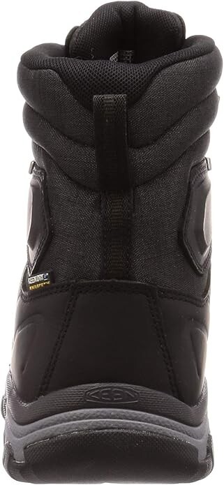 Stivali da neve KEEN uomo Targhee pizzo alto polare impermeabili isolati nero corvo 9