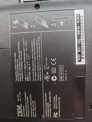 Vintage IBM ThinkPad i Series 1400 Laptop Type 2611 + AC Cord | eBay