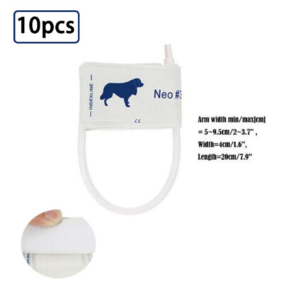 #ad 10pcs，Disposable non invasive blood pressure cuff for dogs animal pet veterinary $42.50