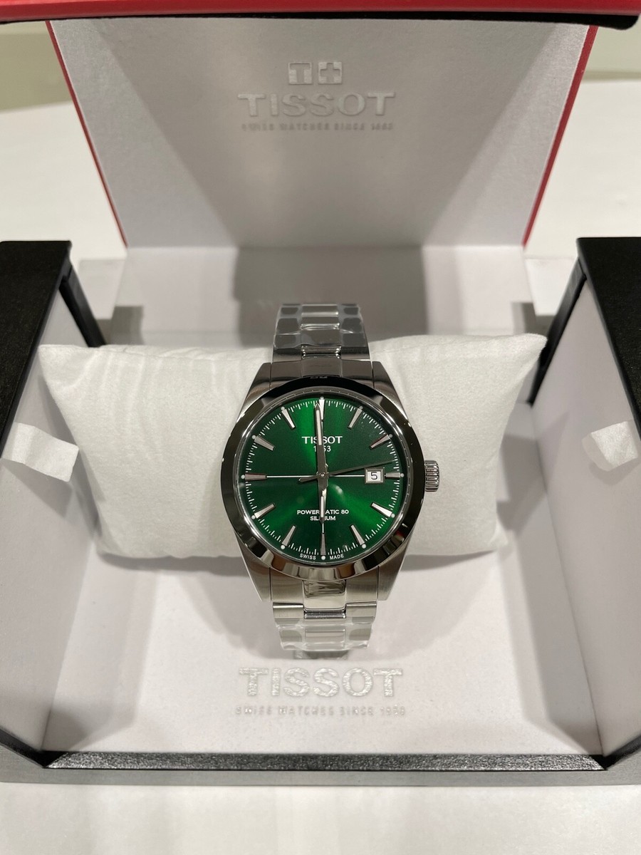 Tissot Gentleman Powermatic 80 Silicium Green Dial Mens Tissot Gentleman Powermatic 80 Silicium Green Dial Mens