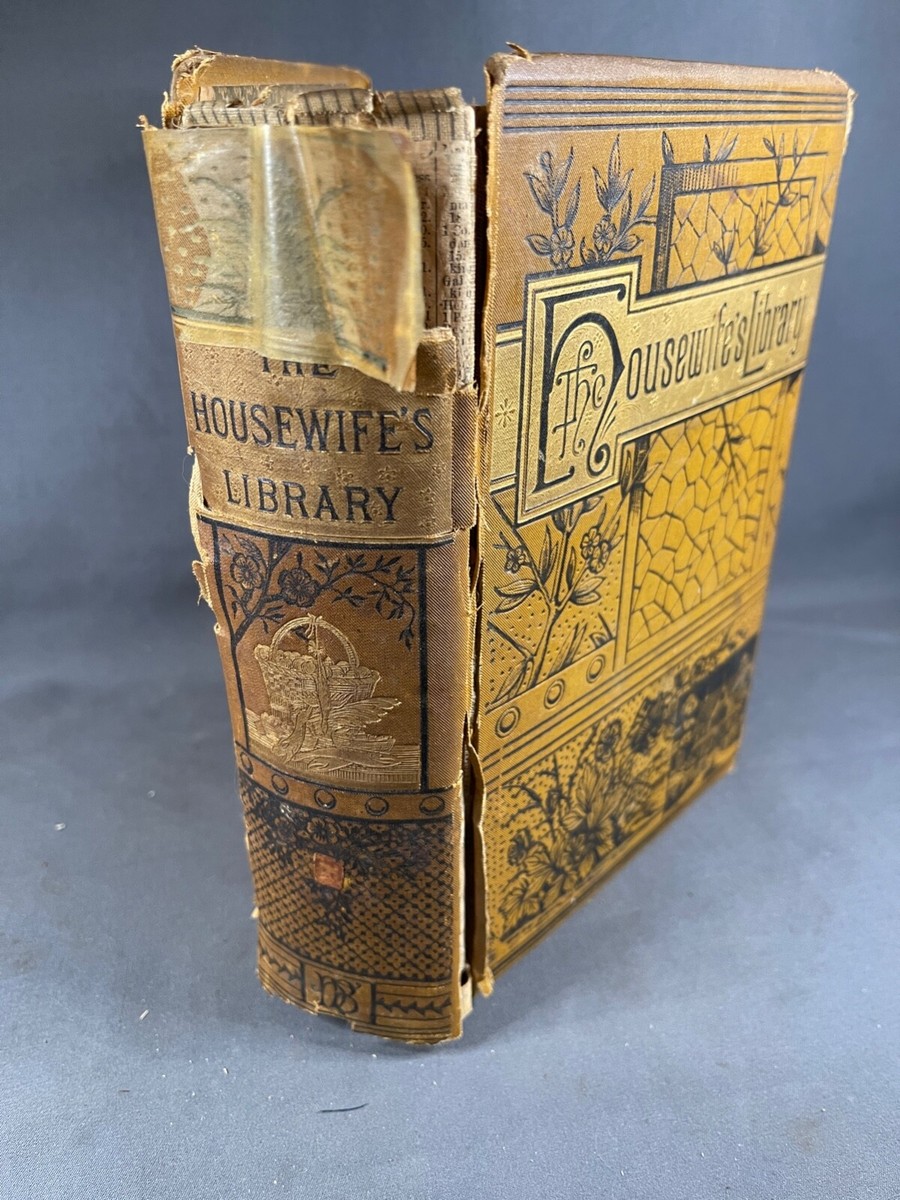 THE HOUSEWIFE'S LIBRARY George Peltz RARE 1883 1st Edition With