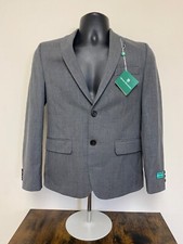 B by Brooks Brothers Big Boys Plaid Classic Fit Stretch Pockets Suit Jacket NWT