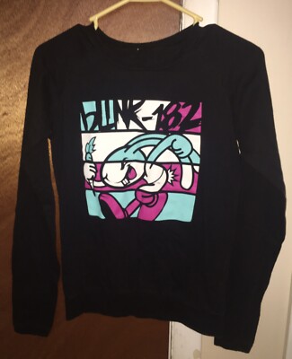 Blink 182 Women's Long Sleeve Shirt (Rare 90s Blink 182 style