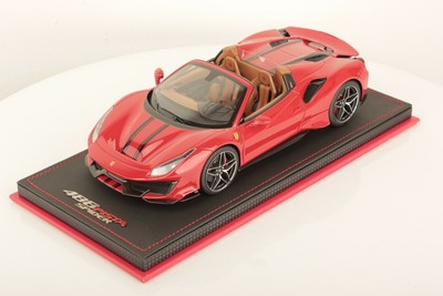 Mr Collection Ferrari 488 Pista Spider Rosso Corsa Ds 322 118 New Fe026b Le49 Ebay