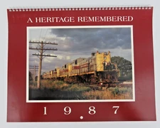 A Heritage Remembered 1987 Calendar Erie Railfan Society Train History