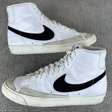 Nike Blazer Mid '77 Vintage White Black Shoes Sneakers Men's Size 12