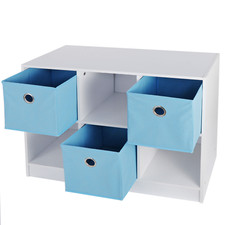 6 Cube Storage Closet Rack Bookcase Shelves Bookshelf Organizer for Office Decor