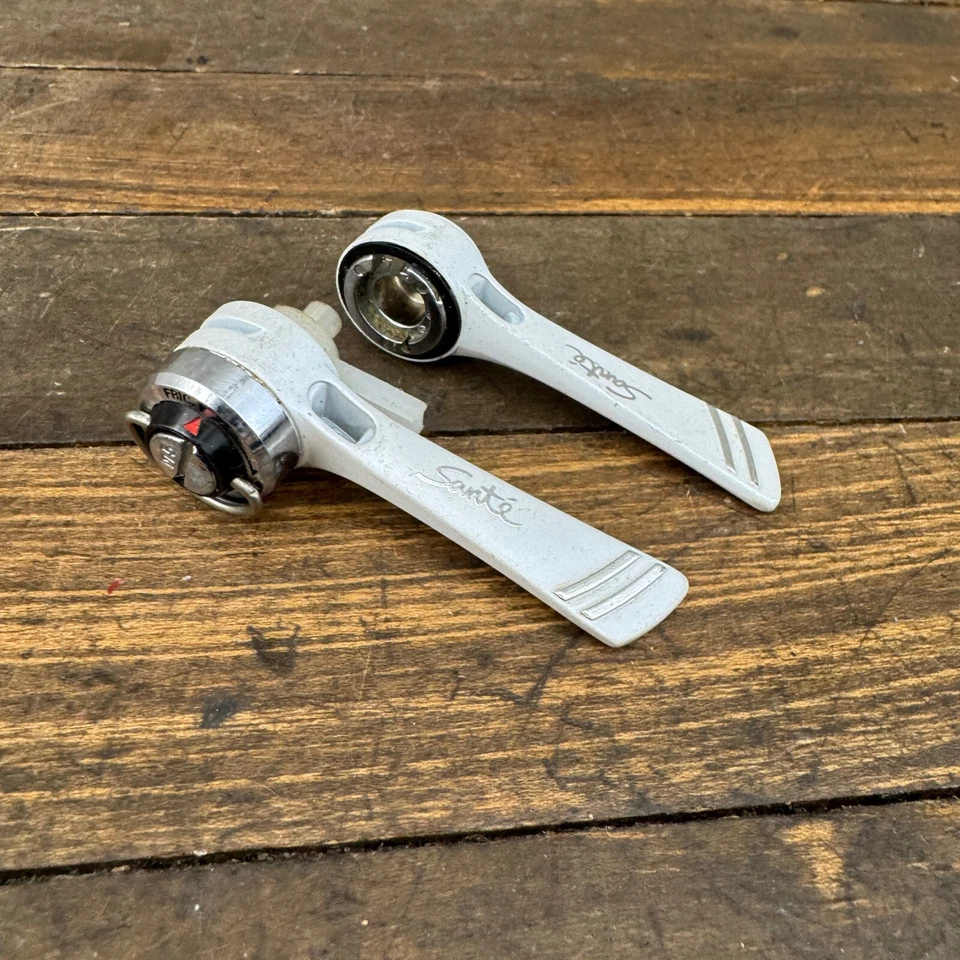 Винтажный Shimano Sante переключатели SL-5000 белый запчасти вниз трубка пайка на A5 - Изображение 3 из 4