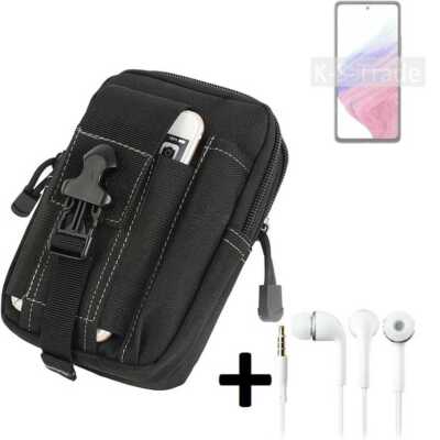 Holster für Samsung Galaxy A53 5G + headphones Extrataschen Outdoor Schutz Hül