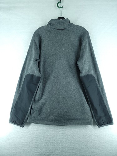 Fjallraven Ovik Fleece Half Zip Men's Sweater - Dark Grey Nwt Size Large  - Picture 13 of 15