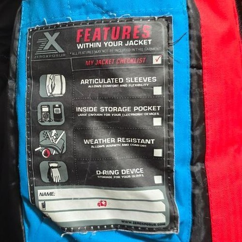 Red Zeroxposure Boys Heavy Winter Jacket Coat with Hood Full Zip Size 10-12 - Picture 3 of 15