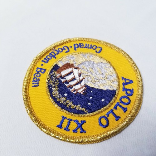 NASA Mission Apollo XII 12 Crew Member PATCH bestickt 4" Conrad Gordan Beam - Bild 2 von 3