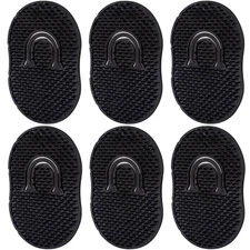 6 Pack Portable Pocket Palm Combs Finger Hand Scalp Massage Shampoo Brush 