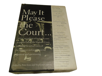May It Please The Court Hardcover Book + 23 Live Recordings On Cassettes - Rare!